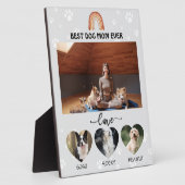 Beste Mama für Hunde Fotoplatte (Seite)