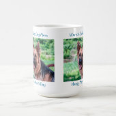 Beste Mama für Hunde - Glücklicher Muttertag - Aqu Kaffeetasse (Mittel)