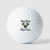 Beste Mama für Hunde Golfball (Vorderseite)