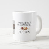 Beste Mama für Hunde | Handgeschriebenes Foto des Jumbo-Tasse (Vorderseite Rechts)