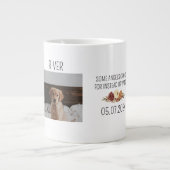 Beste Mama für Hunde | Handgeschriebenes Foto des  Jumbo-Tasse (Vorderseite)