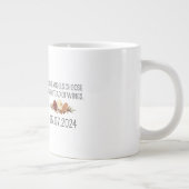 Beste Mama für Hunde | Handgeschriebenes Foto des Jumbo-Tasse (Rechts)