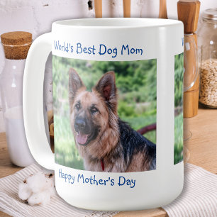 Beste Mama für Hunde - Happy Mother's Day - Blue  Kaffeetasse