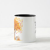 Beste Mama für Hunde im Herbst, Papillon Tasse (Zentrum)
