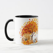 Beste Mama für Hunde im Herbst, Papillon Tasse (Links)