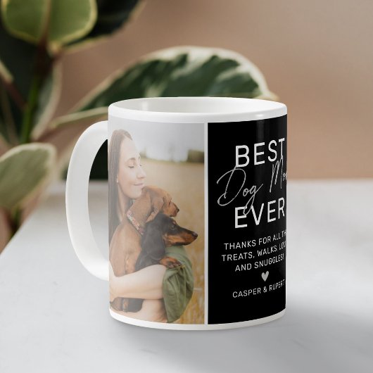 Beste Mama für Hunde je 2 Foto Kaffeetasse