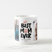 Beste Mama für Hunde je 2 Foto Pawprint Kaffeetasse (Mittel)