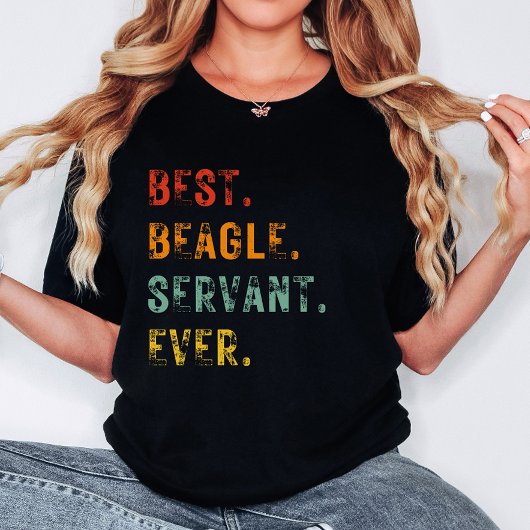 Beste Mama für Hunde je Beagle Servant Frauen T-Shirt