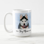 Beste Mama für Hunde je benutzerdefiniertes Foto f Kaffeetasse (Links)