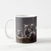 Beste Mama für Hunde je benutzerdefiniertes Foto Kaffeetasse (Links)