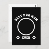 Beste Mama für Hunde je benutzerdefiniertes Foto P Postkarte (Vorne/Hinten)