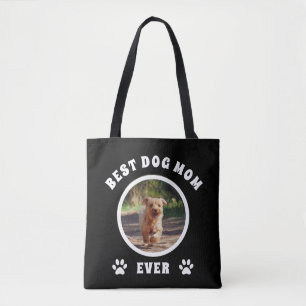 Beste Mama für Hunde je benutzerdefiniertes Foto P Tasche