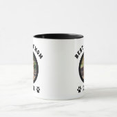 Beste Mama für Hunde je benutzerdefiniertes Foto P Tasse (Zentrum)
