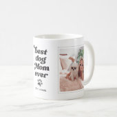 Beste Mama für Hunde je benutzerdefiniertes Foto u Kaffeetasse (VorderseiteRechts)