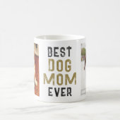 Beste Mama für Hunde je Besitzer 2 Fotos Kaffeetasse (Mittel)