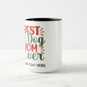 Beste Mama für Hunde je Chihuahua Benutzerdefinier Tasse (Zentrum)