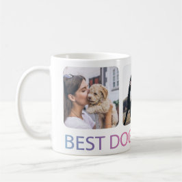 Beste Mama für Hunde je Foto Collage Pet Kaffeetasse