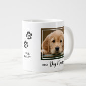 Beste Mama für Hunde je Foto Jumbo-Tasse (Vorderseite Rechts)