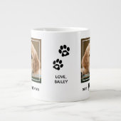 Beste Mama für Hunde je Foto Jumbo-Tasse (Vorderseite)