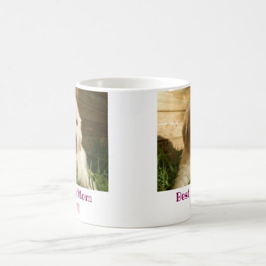 Beste Mama für Hunde je Foto Kaffeetasse (Mittel)