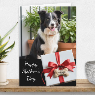 Beste Mama für Hunde je Foto Muttertag Karte