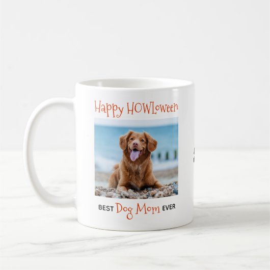 Beste Mama für Hunde je - Happy HOWLzwischen Niedl Kaffeetasse (Links)