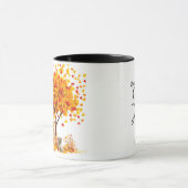 Beste Mama für Hunde je Herbst, Mops Tasse (Zentrum)