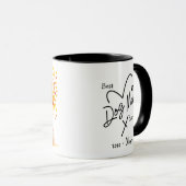 Beste Mama für Hunde je Herbst, Mops Tasse (VorderseiteRechts)