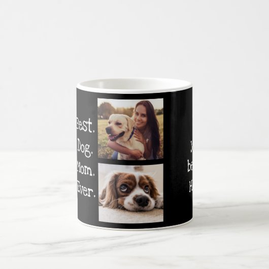Beste Mama für Hunde je Hund Foto Personalisiert S Kaffeetasse (Mittel)