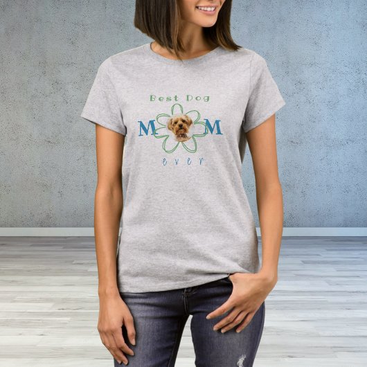 Beste Mama für Hunde je Hund Foto T - Shirt