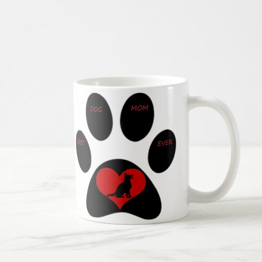 Beste Mama für Hunde je Kaffeepause Tasse (Rechts)