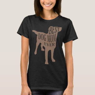 Beste Mama für Hunde je Mother Momma Puppy Owner F T-Shirt