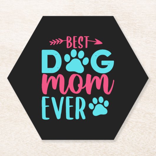 Beste Mama für Hunde je Mutter Untersetzer (Vorderseite)