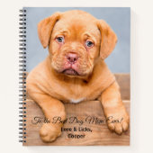 Beste Mama für Hunde je Muttertag Notizblock (Vorderseite)