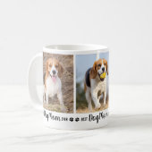 Beste Mama für Hunde je Personalisiert 3 Pet Bild Kaffeetasse (Vorderseite Links)