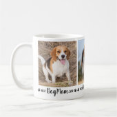 Beste Mama für Hunde je Personalisiert 3 Pet Bild Kaffeetasse (Links)
