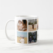 Beste Mama für Hunde je Personalisierte FotoCollag Kaffeetasse (Links)