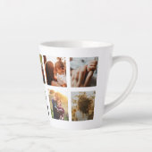 Beste Mama für Hunde je Personalisierte FotoCollag Milchtasse (Rechts)