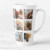 Beste Mama für Hunde je Personalisierte FotoCollag Milchtasse (Rechts)