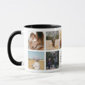 Beste Mama für Hunde je Personalisierte FotoCollag Tasse (Links)