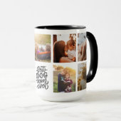 Beste Mama für Hunde je Personalisierte FotoCollag Tasse (VorderseiteRechts)