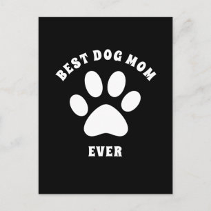 Beste Mama für Hunde je Personalisierter benutzerd Postkarte