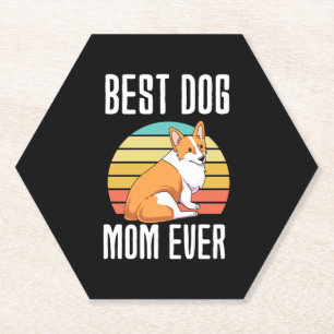 Beste Mama für Hunde je Welsh Corgi Untersetzer