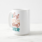Beste Mama für Hunde Kaffeetasse (Vorderseite Links)