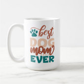 Beste Mama für Hunde Kaffeetasse (Links)