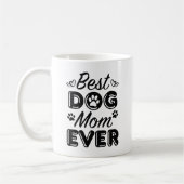 Beste Mama für Hunde Kaffeetasse (Links)