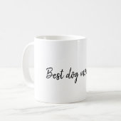 Beste Mama für Hunde Kaffeetasse (Vorderseite Links)