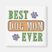 Beste Mama für Hunde Magnet (Vorne)