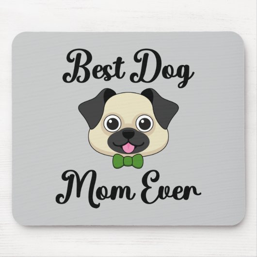 Beste Mama für Hunde Mousepad (Vorne)
