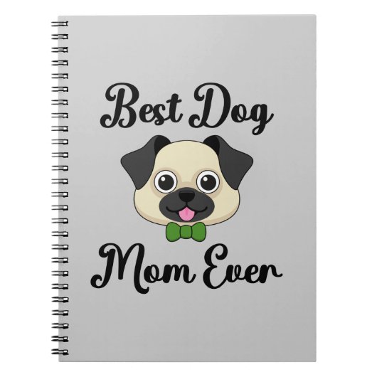 Beste Mama für Hunde Notizblock (Vorderseite)